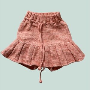 Misha and Puff Merino wool knit skirt with bloomers 3-4Y